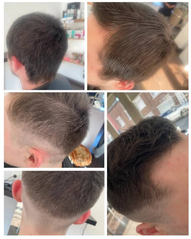 Coupe homme pas chère réalisée chez Emysphere-Coiffure à Coudekerque
